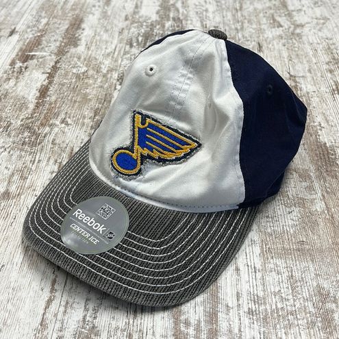 Reebok, Accessories, St Louis Blues Hat Cap Authentic Center Ice  Collection Reebok S Nhl