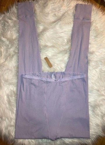 SOLD OUT Skims lace pointelle leggings size 3X NWT lavender purple