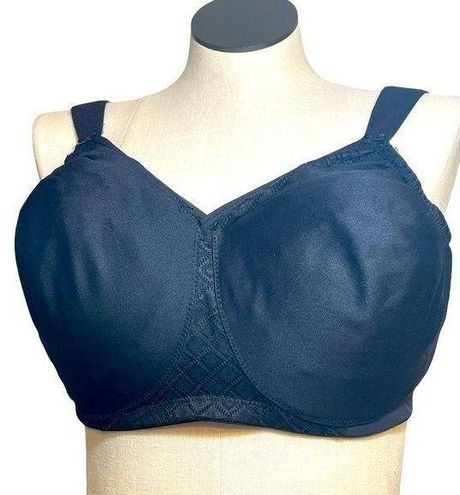 Glamorise woman's black thick strap intimate bra Sz 40G - $25