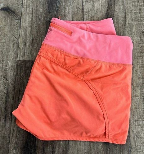 Lululemon Speed Up Shorts 4” Orange Size 12 - $37 - From Macy