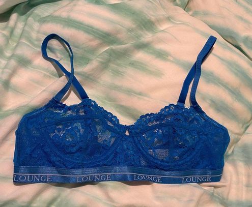 Lounge Blossom Balcony Bra in Cobalt Blue Size 34 A - $15 (75% Off