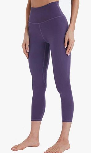 Mipaws High Waist Yoga Pants 7/8 Length Tummy Control Workout