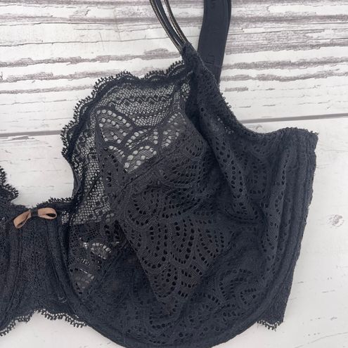 Chantelle Merci Underwire Bra 32G 32 (4D) Black - $22 - From Resell