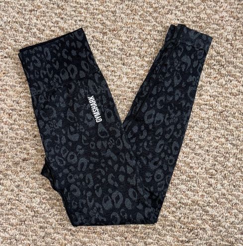 Gymshark adapt animal seamless black leopard print leggings - $55 - From  Flipped