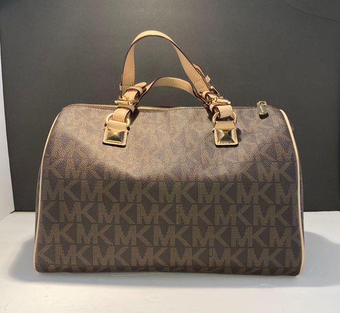 Michael Kors Large Signature Monogram Speedy Bag Brown - $247 (31% Off  Retail) - From Barbara