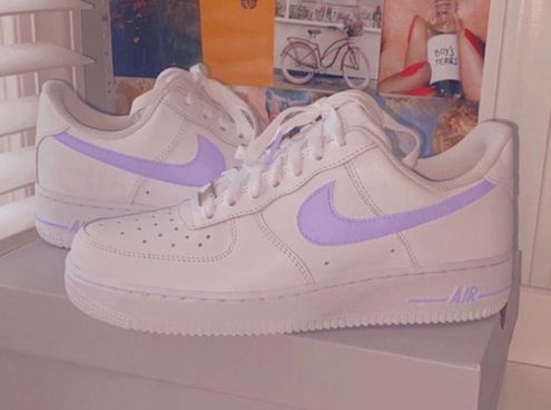 Nike Lavender Air Force 1s White Size 7 - $160 (20% Off Retail) New With  Tags - From By Yodeline