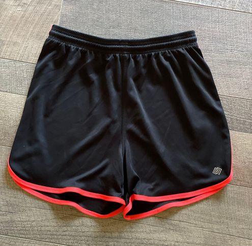 Zelos Women's Black & Orange, Drawstring Athletic Shorts. Size Medium. -  $26 (25% Off Retail) - From Jen