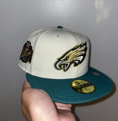 NFL Myfitteds Philadelphia eagles 99 draft size 7 1/8 brand new in store  exclusive White - $375 (25% Off Retail) - From A