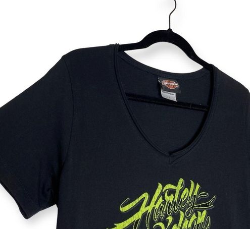 Neon Marietta Harley Davidson T-Shirt