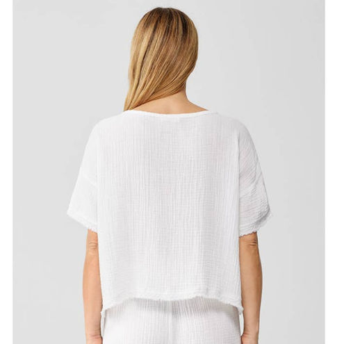 Tops & Tees  Eileen Fisher Womens Organic Cotton Gauze Box-Top