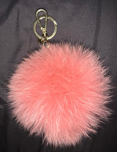 Michael Kors Fur Ball Keychain Pink - $17 (83% Off Retail) New With Tags -  From Alexandra