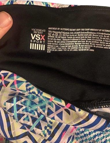 Victoria Secret VSX Sport Crop Leggings Bas Court Knockout Sz Medium