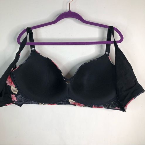 Torrid Curves Plunge Push Up 360 Back Smoothing Bra in Variety Skull 46D  Black Size undefined - $46 - From Sunny