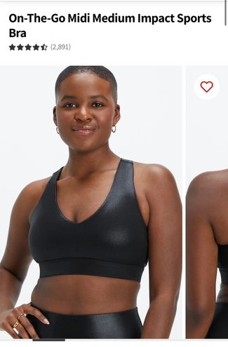 On-The-Go Midi Medium Impact Sports Bra - Fabletics Canada