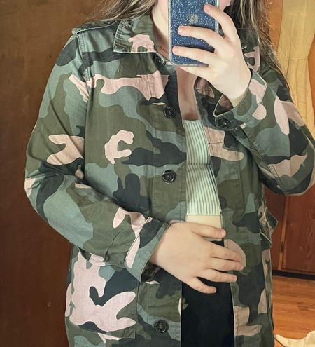 Charlotte russe camo jacket store
