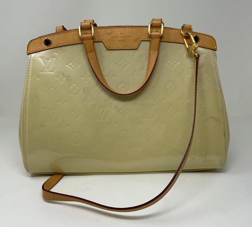 Louis Vuitton Perle Monogram Vernis Brea MM Bag