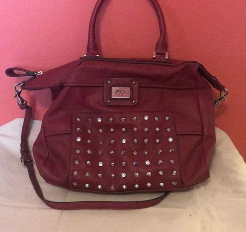 Guess Leather Handbag in Red