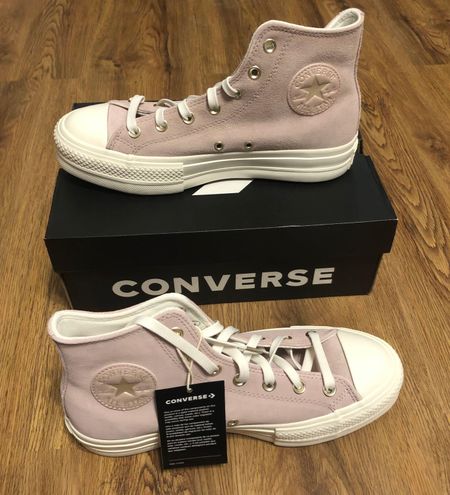 Converse All Star Chuck Taylor Hi Top Suede PLATFORM Shoes Sneakers New Purple Size 9 - $75 New With Tags - From Allison Converse All Star Chuck Taylor Hi Top Suede PLATFORM Shoes Sneakers New Purple Size 9 - $75 New With Tags - From Allison