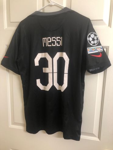 Official Authentic NIKE PSG Paris-Saint Germain 2021-2022 Third Player  Issue 3rd ADV Match Jersey MESSI #30 French Ligue 1 kit UCL Champions  League