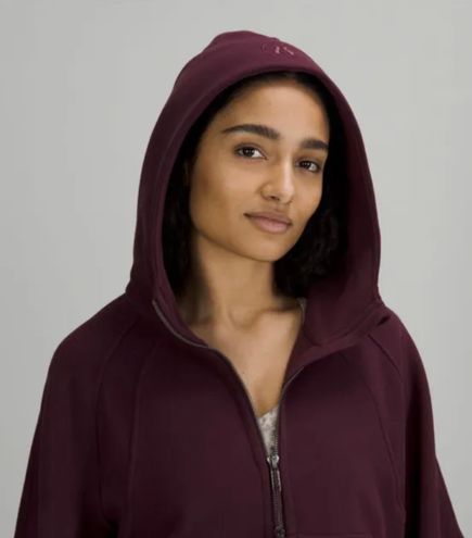 Lululemon Scuba Oversized Full-Zip Hoodie In Cassis Purple Size XS