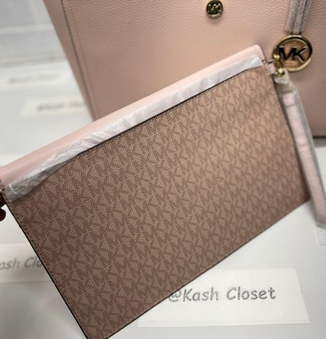 Michael Kors Maisie Large Logo 3-in-1 Tote Bag DK Powderblush Pink - $229  (66% Off Retail) New With Tags - From Kash