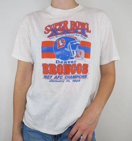 Vintage 80s Clothing NFL Denver Broncos Football Super Bowl 