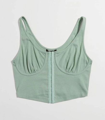 SheIn Hook And Eye Front Tank Top Green Size M - $10 (50% Off Retail) -  From Alaina