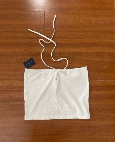 Brandy Melville white key hole halter top - $20 New With Tags