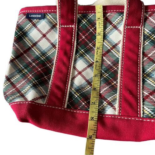 Lands'End Small Tartan Print Tote Bag Multiple - $26 - From Jennifer