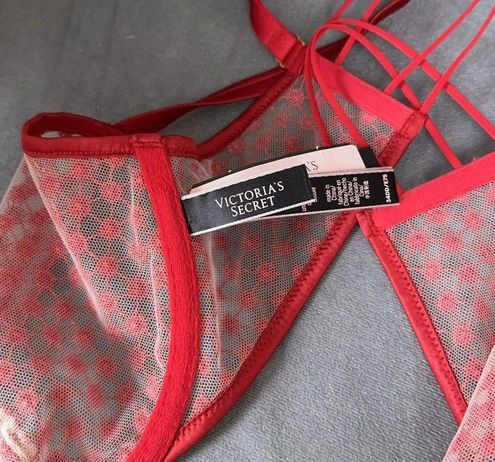 Victoria's Secret New Very Sexy Starburst Unlined Demi Bra 34DD