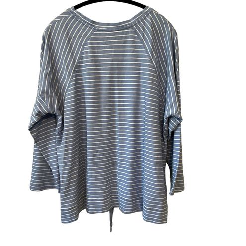 J.Jill NWT oversized striped sweater with drawstring waist. Size:2X - $26  New With Tags - From Beatriz