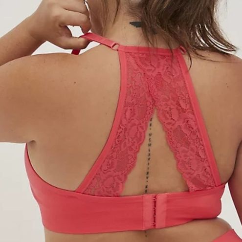 Torrid Lightly Padded Racerback Bralette - Seamless Flirt Pink 5X