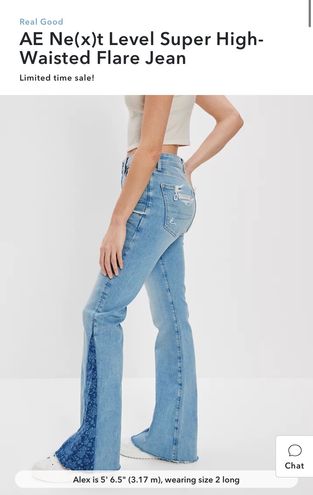 AE Ne(x)t Level Super High-Waisted Flare Jean