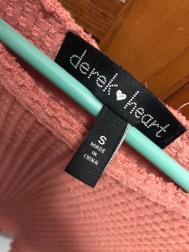 Derek Heart Salmon Long Sleeve Pink - $2 (92% Off Retail) - From Lily