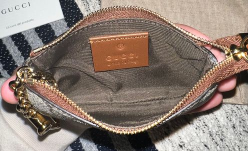 Gucci GG Supreme Key Pouch Tan - $450 New With Tags - From Priscilla