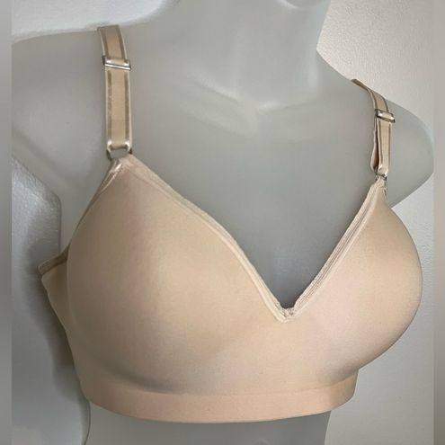 Hanes Beige Wireless Bra Size Large Tan - $15 - From Heather