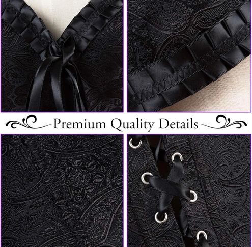 Alivia Alivila.Y Fashion Womens Vintage Lace Boned Renaissance Corset for  Women Black Size 2X - $17 (32% Off Retail) New With Tags - From Olivia