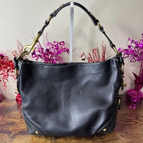 Coach Carly Leather Hobo Bag