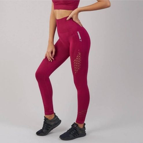 Gymshark Energy Seamless Legging Red - $18 (64% Off Retail) - From Maddy