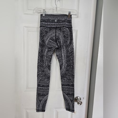 Lululemon Wunder Under Hi-Rise Tight Nulux 28 Entwined Ice Grey