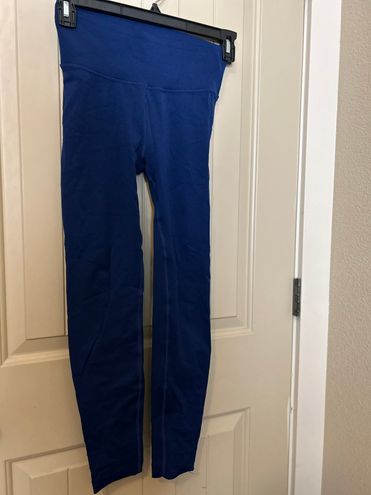 Fabletics SculptKnit High-Waisted Custom Length Legging Blue Size