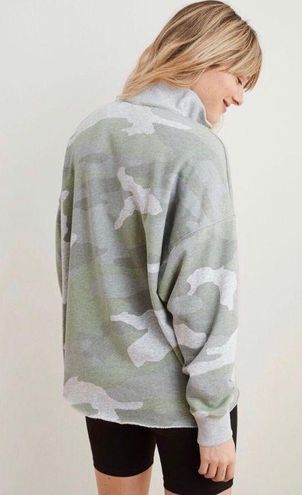 Aerie camo online quarter zip