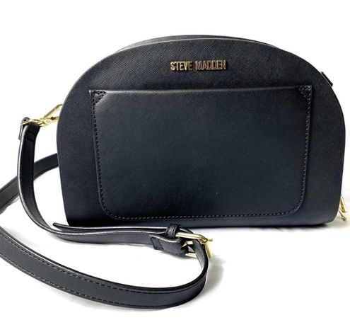 Steve Madden Black Dome Crossbody Purse - $23 (66% Off Retail