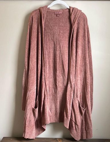 Barefoot Dreams CozyChic Ultra Lite Hooded Seashore Cardigan