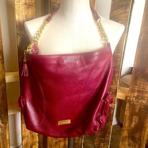 Red/ Pink Brahmin Satchel Bag