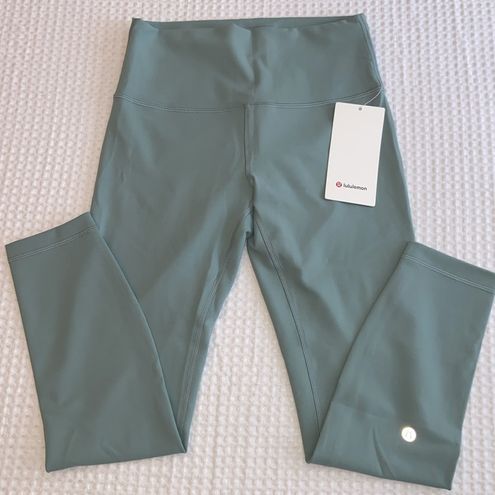 Lululemon Size 10 Wunder Train HR Tight 25 blue Misty Glade MYGD Pant