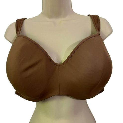 Cacique Lightly Lined Balconette Bra Brown Underwire Lane Bryant