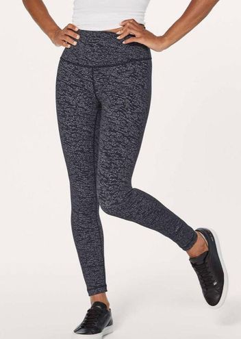 Lululemon Wunder Under Hi-Rise 7/8 Tight (25) in Luon Frayed Camo Black  White Size 12 - $65 - From Jill