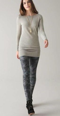 Foil-Print Denim WHBM Runway Leggings, White House Black Market