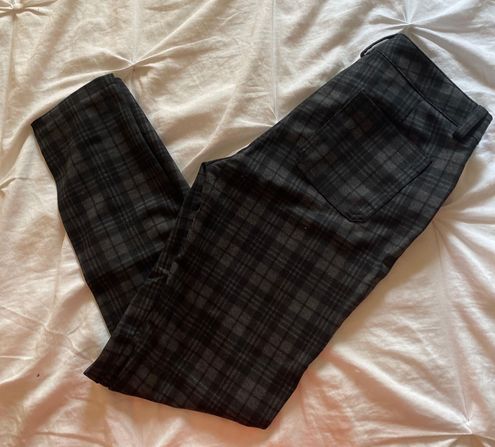 Calvin Klein Plaid Pants Black Size 4 15 50 Off Retail